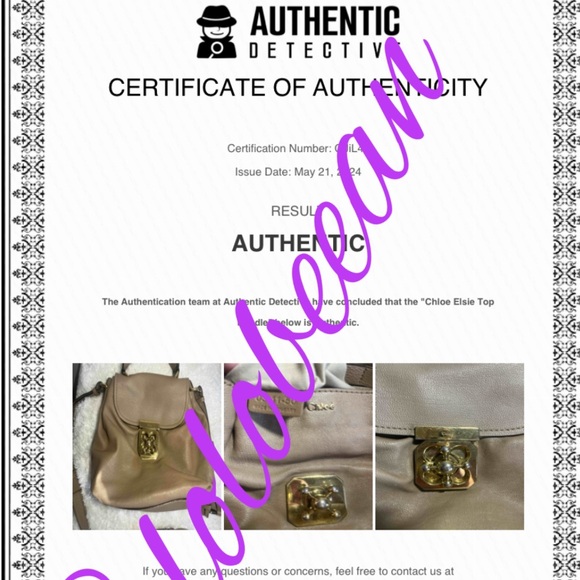 Beige Chloe Elsie Turn-Lock 2-Way Bag with COA - Picture 2 of 15